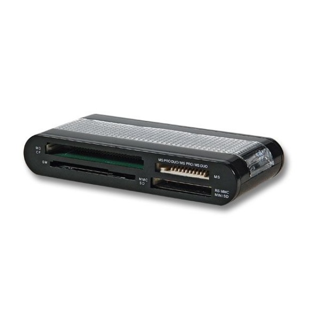 Card Reader, USB2.0, Desktop, Multicard inkl. SDHC Card Reader, USB2.0, Desktop, Multicard inkl. SDHC