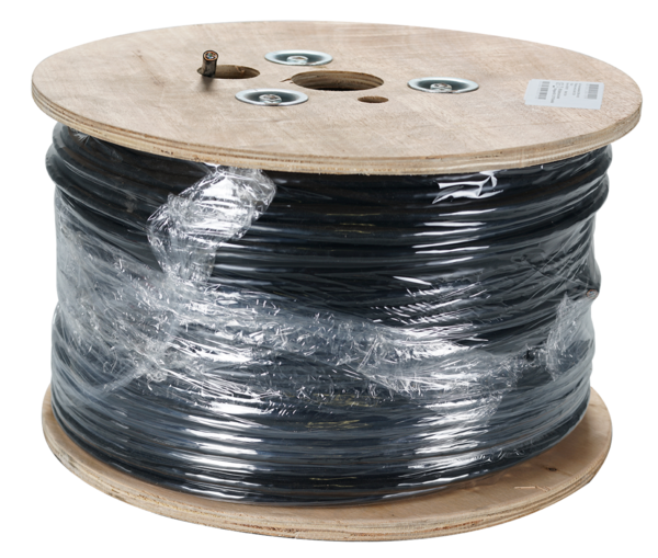 Cat.7 Innen-/Aussenkabel 1200MHz AWG23 -- S/FTP,PE Mantel, CPR Fca, innen Dca, Sw& Or, 25m