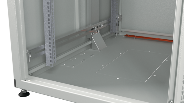 Co-Location Rack PRO, 1 x 42HE, 800x800 -- mm, F+R 1-tlg. perforiert, RAL9005
