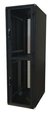 Co-Location Rack PRO, 4 x 10HE, 800x1000 -- mm, F+R 1-tlg. perforiert, RAL7035 Co-Location Rack PRO, 4 x 10HE, 800x1000 -- mm, F+R 1-tlg. perforiert, RAL7035