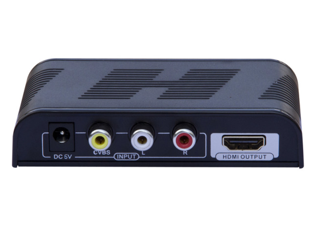 Composite/SVideo/Audio zu HDMI Konverter,  mit Skaler