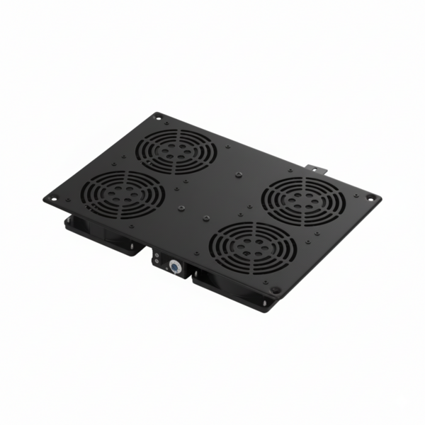 Dachlüfter 4-fach mit Thermostat, für PEL, RAL9005 --