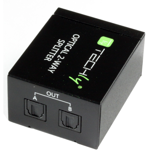 Digitaler Audio Splitter Toslink 2 Ports Digitaler Audio Splitter Toslink 2 Ports