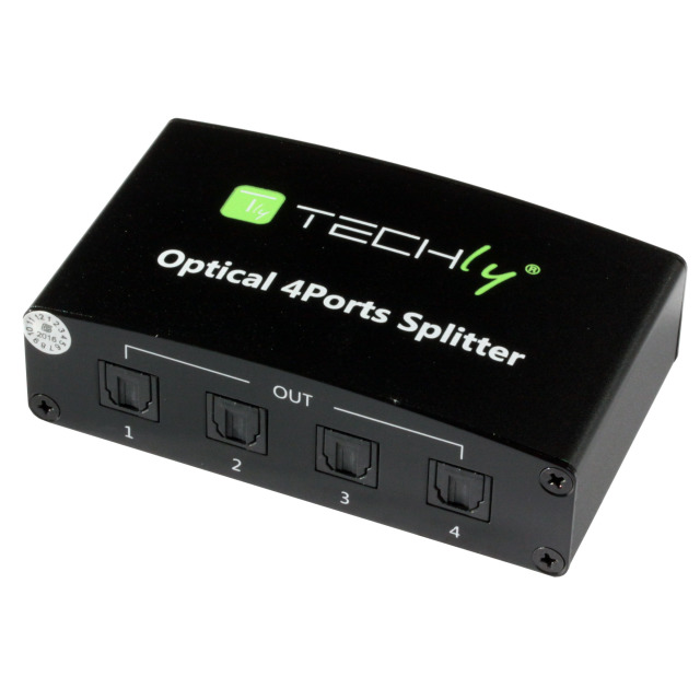 Digitaler Audio Splitter Toslink 4 Ports Digitaler Audio Splitter Toslink 4 Ports