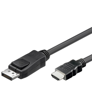 DisplayPort 1.2 auf HDMI Anschlusskabel schwarz 1 m