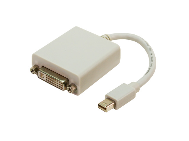 DisplayPort Adapter, Mini DisplayPort auf DVI-I 24+5, St.-Bu. DisplayPort Adapter, Mini DisplayPort auf DVI-I 24+5, St.-Bu.