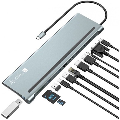 Docking-station-USB-C-12-in-1-MST -- 