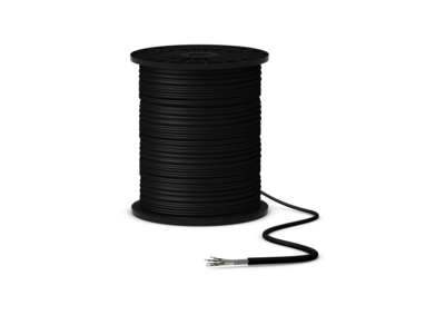 Draka GreenConnect Cat.7 Außenkabel S/FTP 4P PE -- 1000MHz, AWG23, schwarz, CPR Fca