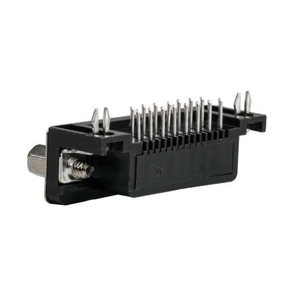 DSub Buchse 9.4 mm, 90° abgewinkelt, EURO, EDF 15 A/KG-T1