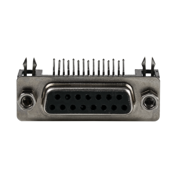 DSub Buchse 9.4 mm, 90° abgewinkelt, EURO, EDF 15 A/KG-T1