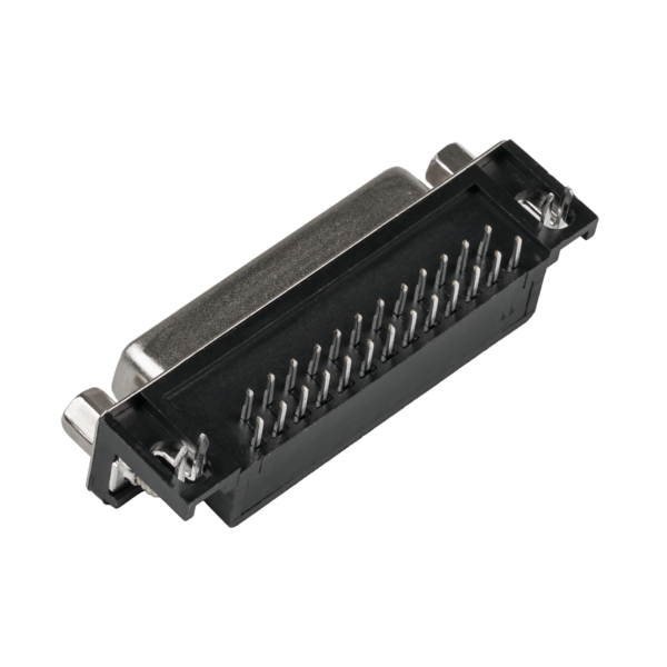 DSub Buchse 9.4 mm, 90° abgewinkelt, EURO, EDF 25 A/KG-T1