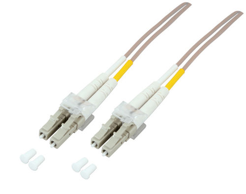 Duplex Jumper armiert LC/LC 50/125 µ, 3,0mm, 2 Meter, LSZH Duplex Jumper armiert LC/LC 50/125 µ, 3,0mm, 2 Meter, LSZH