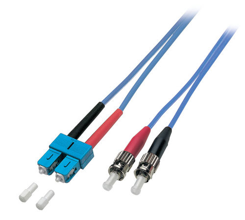 Duplex Jumper armiert SC/ST 9/125 µ, 3,0mm, 2 Meter, LSZH Duplex Jumper armiert SC/ST 9/125 µ, 3,0mm, 2 Meter, LSZH
