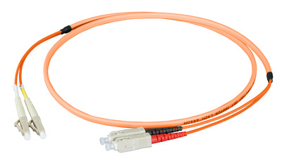 Duplex Jumper LC-SC 50/125µ, OM2,LSZH,orange, Flat Twin 3x5mm, 30m Duplex Jumper LC-SC 50/125µ, OM2,LSZH,orange, Flat Twin 3x5mm, 30m