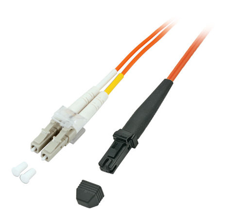 Duplex Jumper MTRJ/LC 50/125µ 3 m, OM2, LSZH, orange Duplex Jumper MTRJ/LC 50/125µ 3 m, OM2, LSZH, orange