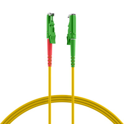 Duplex Patchkabel E2000©/APC-E2000©/APC OS2 G657A1 -- 5m LSZH 3mm gelb