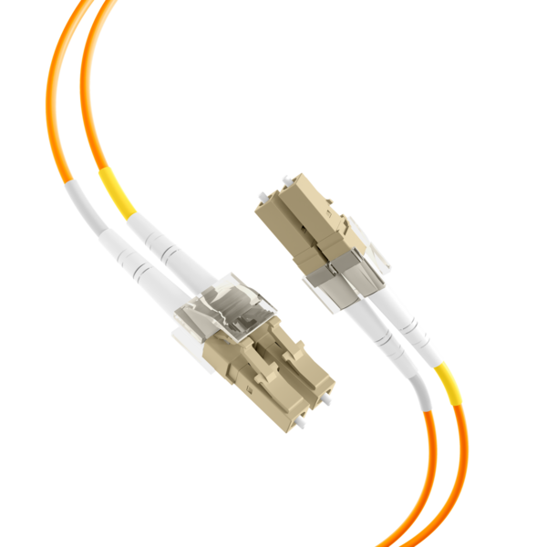 Duplex Patchkabel LC-LC OM1 -- 10m LSZH 2mm orange