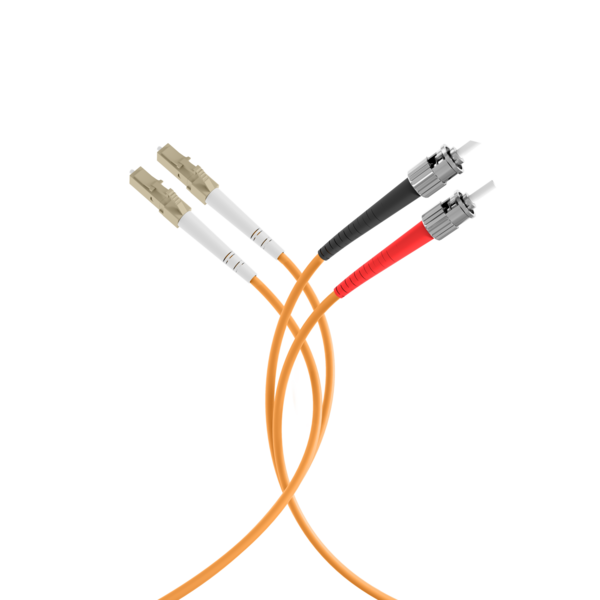Duplex Patchkabel LC-ST OM1 -- 40m LSZH 2mm orange
