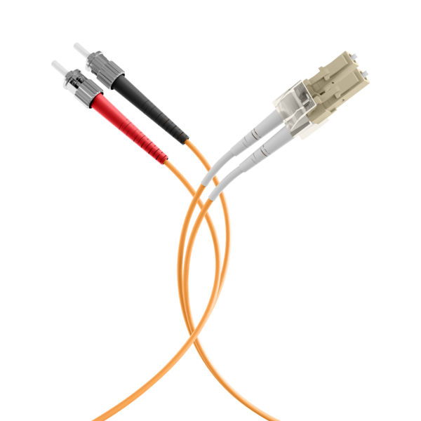 Duplex Patchkabel LC-ST OM2 -- 45m LSZH 2mm orange