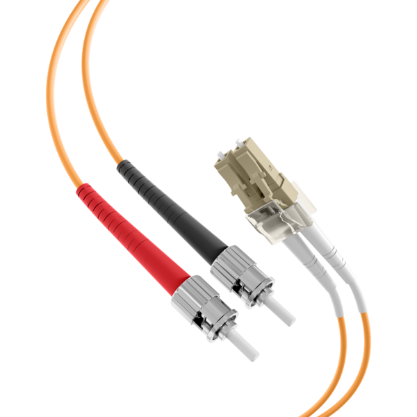 Duplex Patchkabel LC-ST OM2 -- 50m LSZH 2mm orange