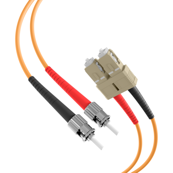 Duplex Patchkabel SC-ST OM2 -- 5m LSZH 3mm orange