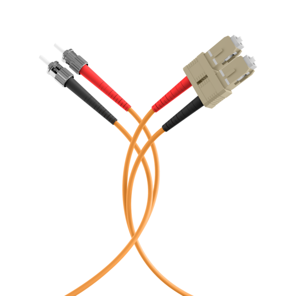 Duplex Patchkabel SC-ST OM2 -- 5m LSZH 3mm orange