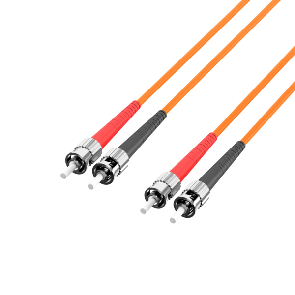Duplex Patchkabel ST-ST OM1 -- 15m LSZH 3mm orange