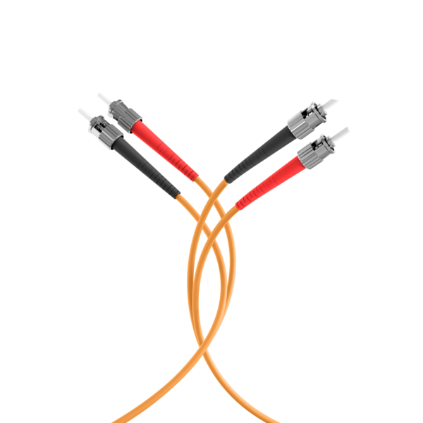 Duplex Patchkabel ST-ST OM1 -- 2m LSZH 3mm orange