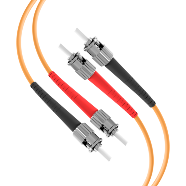 Duplex Patchkabel ST-ST OM1 -- 5m LSZH 3mm orange