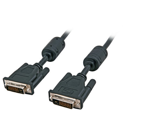 DVI-D Dual Link Kabel, 2x DVI-D 24+1, St.-St., AWG 24, 20,0m, schwarz