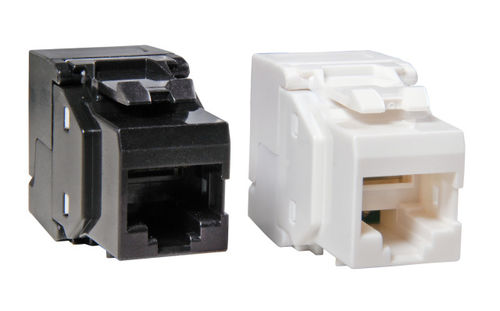 ECOLAN? RJ45 Keystone Cat.6, UTP, Kunststoffgeh. sw