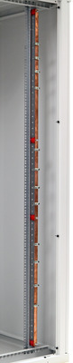 Erdungsschiene für Schränke 42HE -- vertikal, inkl. 12 x Sammelklemme Erdungsschiene für Schränke 42HE -- vertikal, inkl. 12 x Sammelklemme