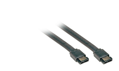 eSATA Anschlusskabel, 2x eSATA  -- St.-St., 1,0m, schwarz