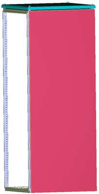ESV Wand 47HE Typ A, 1200 mm, RAL9005 -- einteilig, nur von innen zu öffnen ESV Wand 47HE Typ A, 1200 mm, RAL9005 -- einteilig, nur von innen zu öffnen