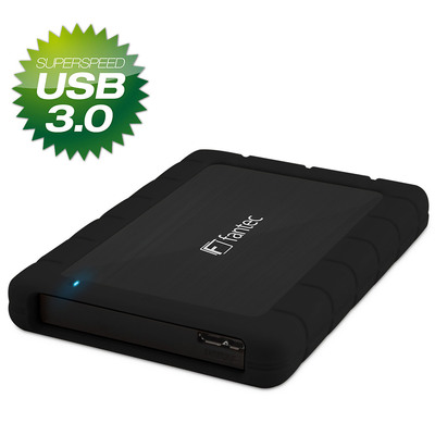 FANTEC AluPro U3 (schwarz) Gehäuse 2,5, USB 3.0