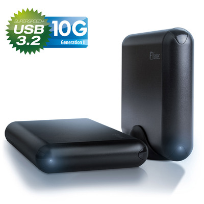 FANTEC DB-ALU31, externes 3,5-SATA-Gehuse, USB 3.1, schwarz