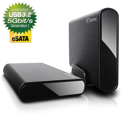 FANTEC DB-ALU3e, 3,5 Gehuse, USB 3.0, schwarz