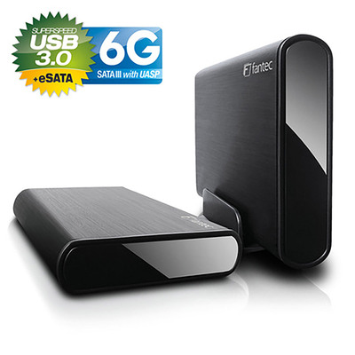 FANTEC DB-ALU3e-6G, externes 3,5-SATA-Gehäuse, USB 3.0, eSATA, Alu, schwarz FANTEC DB-ALU3e-6G, externes 3,5-SATA-Gehäuse, USB 3.0, eSATA, Alu, schwarz