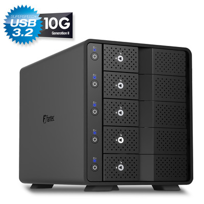 FANTEC MB-X5U31H Storagegehäuse 5x 3,5/2,5 HDD/SSD USB 3.2 (Produktbild 1)