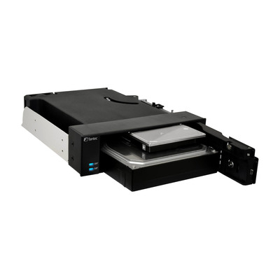 FANTEC MR-2535DUAL, 2,5+3,5 SATA HDD/SSD Wechselrahmen, schwarz