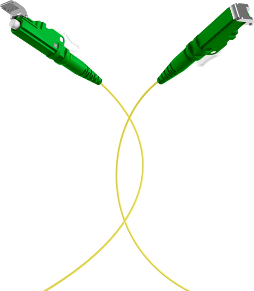 Faserpigtail E2000©/APC OS2 G652D -- Gelb 2m - 1 Stück