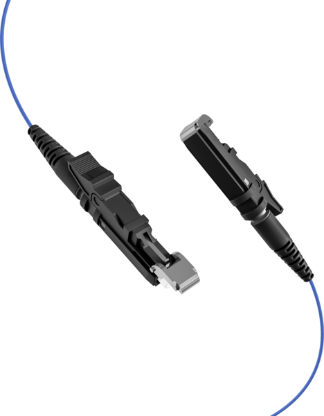Faserpigtail E2000® OM1 , Blau 2m - 1 Stück