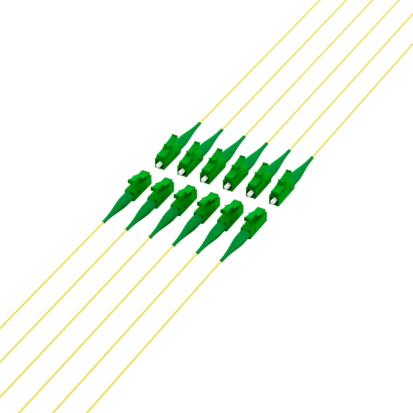 Faserpigtail LC/APC OS2 G657A2 -- Gelb 2m - 1 Stück
