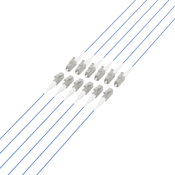 Faserpigtail LC OM1  -- Blau 2m - 1 Stück