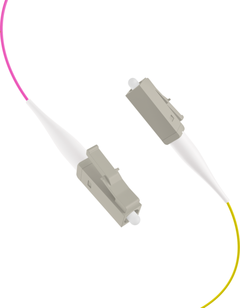 Faserpigtail LC OM2  -- farbiges Set 2m - 12 Stück