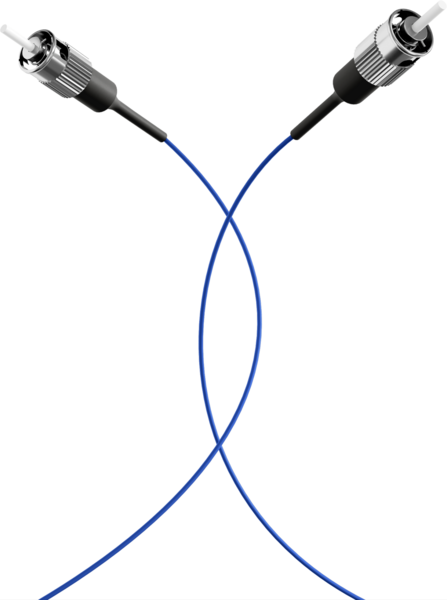 Faserpigtail ST OM1  -- Blau 2m - 1 Stück