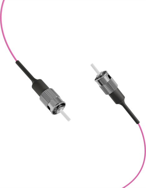 Faserpigtail ST OM4  -- Erikaviolett 2m - 1 Stück