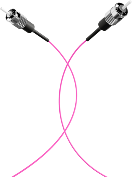 Faserpigtail ST OM4  -- Erikaviolett 2m - 1 Stück