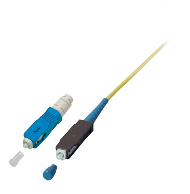 Feldkonfektionierbare SC Steckverbinder -- OS2 blau