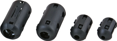 Ferrit-Ringkern 10,0mm, schwarz, rund --